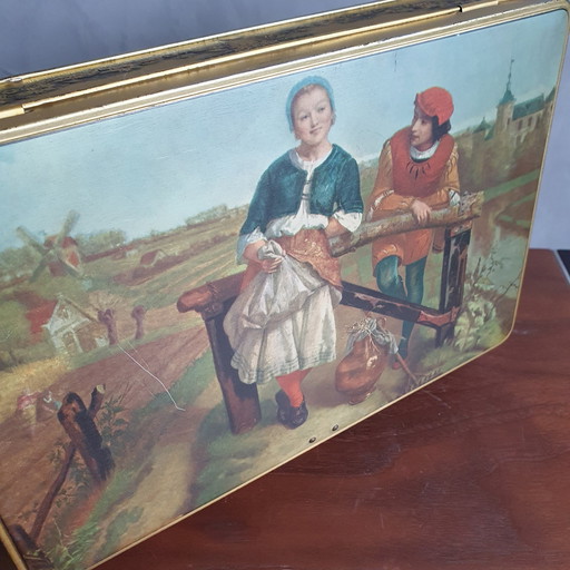 Beautiful Brocante Tin Of Jacques Superchocolate