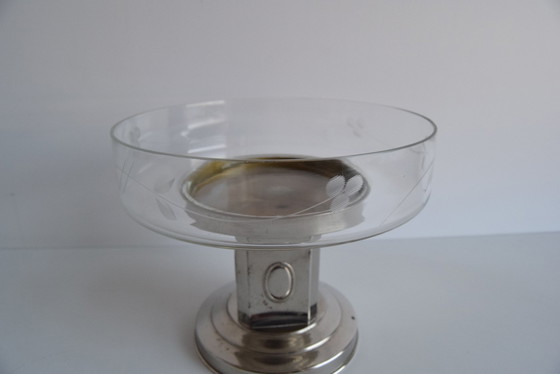 Image 1 of Art Deco Bowl With Fruit Attachment, 1930S 