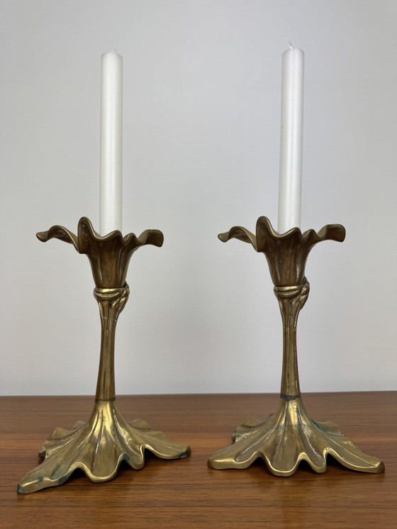 Image 1 of Candelieri in ottone italiano