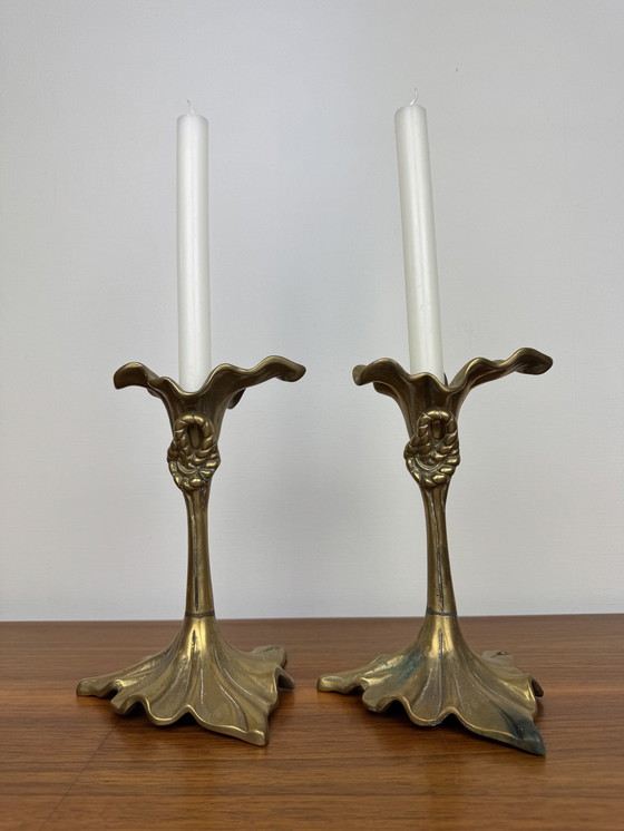 Image 1 of Candelieri in ottone italiano