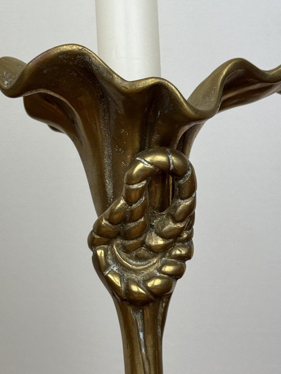 Image 1 of Candelieri in ottone italiano