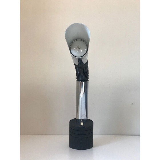 Image 1 of Lampada da scrivania vintage cromata e flessibile di Mario Faggian, 1970