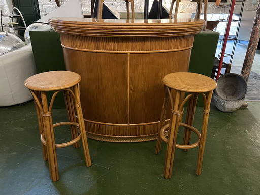 Small Bar And Stools