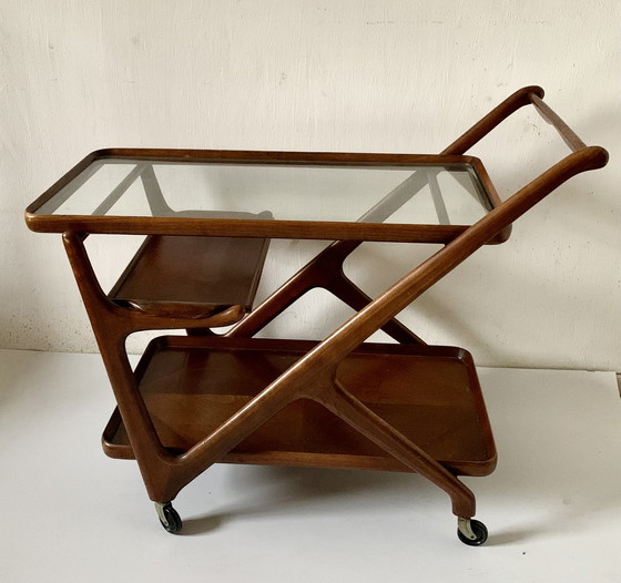 Image 1 of Cesare Lacca voor Cassina Italy - 1950's trolley