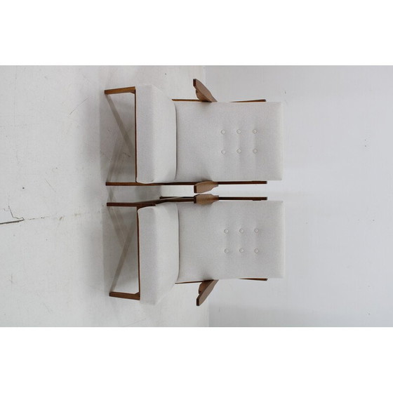 Image 1 of Coppia di poltrone vintage in rovere di Uluv, Cecoslovacchia, anni '70