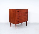 Vintage Danish design chest of drawers teak, 1960's