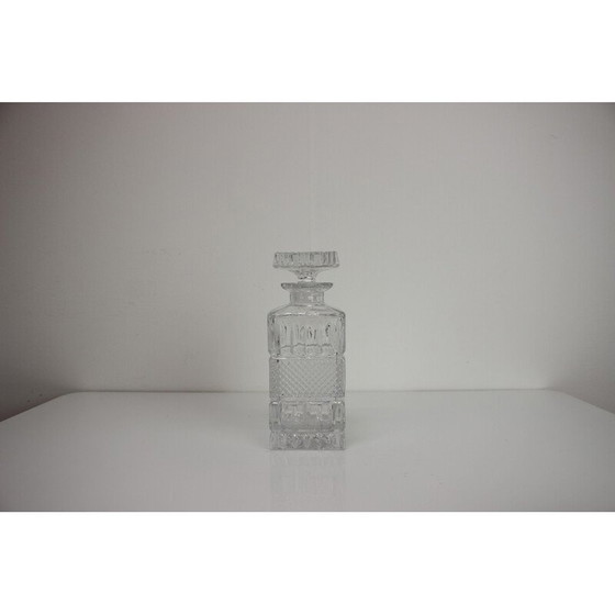 Image 1 of Vintage "Karafa" glass alcohol bottle, Czechoslovakia 1970