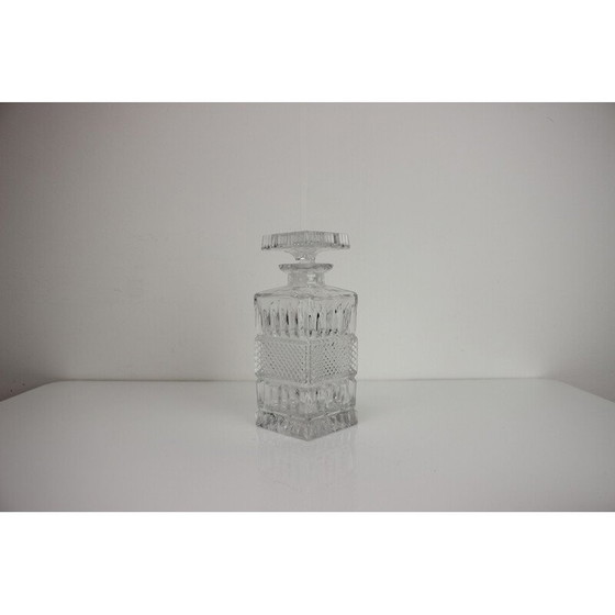 Image 1 of Vintage "Karafa" glass alcohol bottle, Czechoslovakia 1970