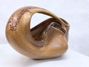 Italian ceramic bowl by Bertoncello 60s design Roberto Rigon Organic shape