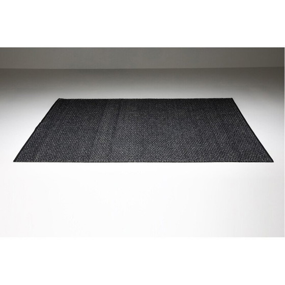 Image 1 of Vintage Kasthall rug in pure curly wool and linen, 2000