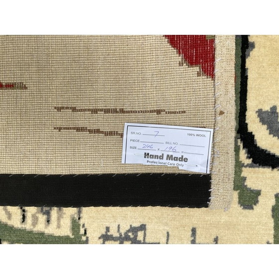 Image 1 of Tappeto vintage ispirato a Jean-Michel Basquiat, 2015