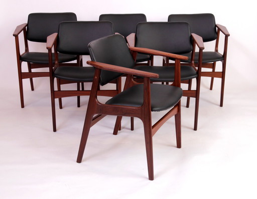 Dining table chairs Arne Vodder Model Lene