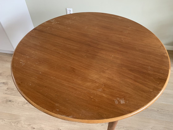 Image 1 of Round Extendable Dining Table - A Patijn - Poly-Z