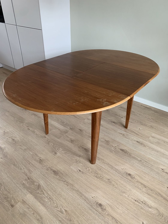 Image 1 of Round Extendable Dining Table - A Patijn - Poly-Z