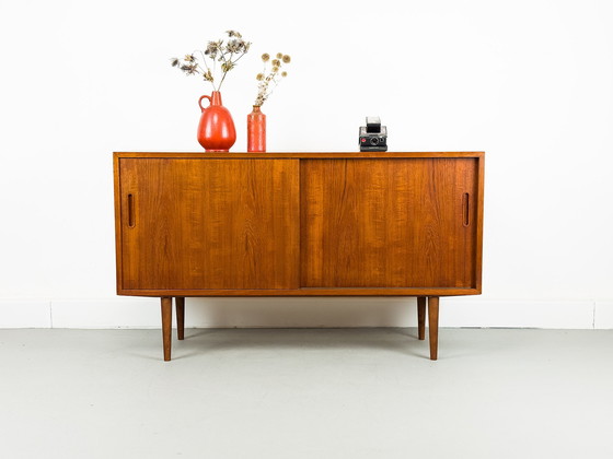 Image 1 of Danish Sideboard in teak by Carlo Jensen for Hundevad & Co., 1960s