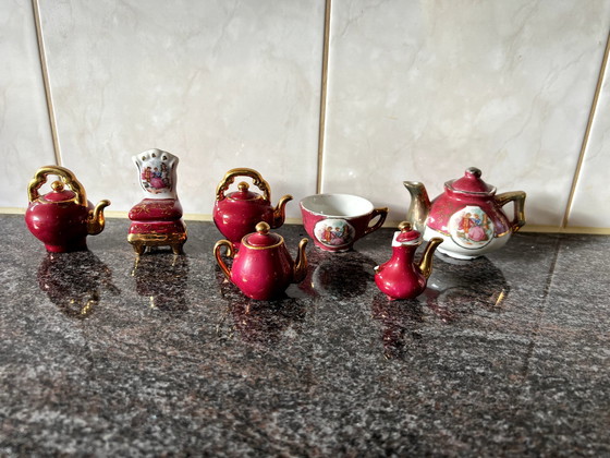 Image 1 of Porcelain Mini Tea Set