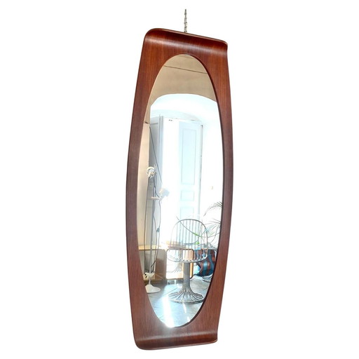 1X Rosewood Campo & Graffi Oval Wall Mirror