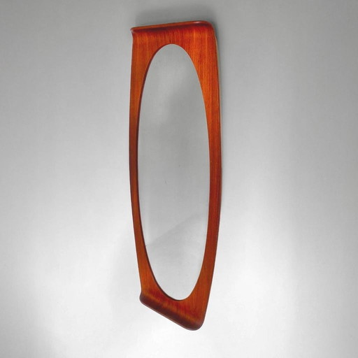 1X Rosewood Campo & Graffi Oval Wall Mirror