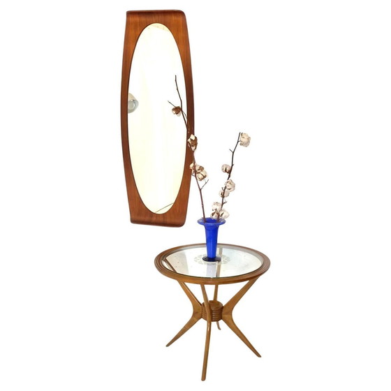 Image 1 of 1X Rosewood Campo & Graffi Oval Wall Mirror