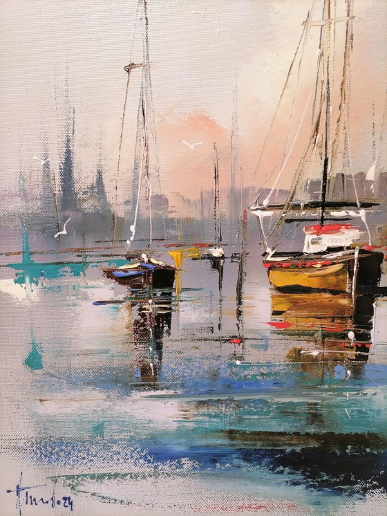 Image 1 of Alfred Aniol "Boats"