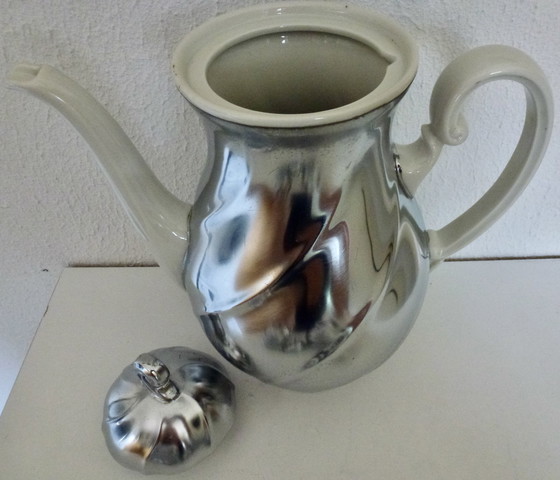 Image 1 of Demeyere Coffee Service Porcelain Silvered