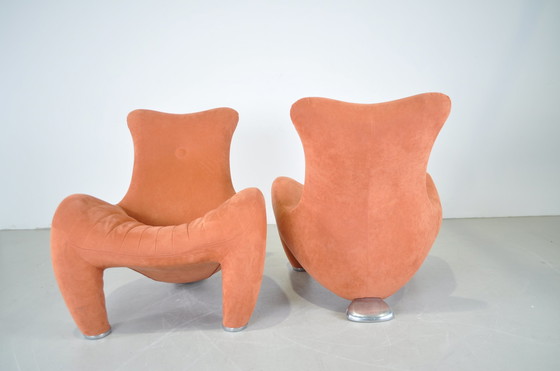 Image 1 of 2x Leolux Balou with footstool