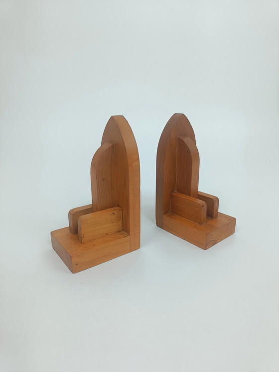 Image 1 of Art deco bookends