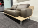 Leolux Paleta Sofa 3 Seater brown leather