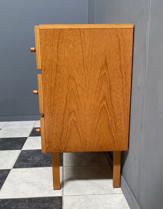 Image 1 of Shoecabinet In Wood 1960S Brutalist Style