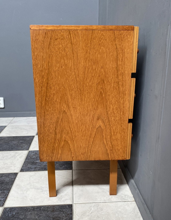 Image 1 of Shoecabinet In Wood 1960S Brutalist Style