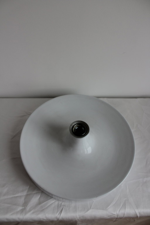 Lampada da parete a disco anni '70 