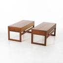 2x tables d'appoint IKEA vintage