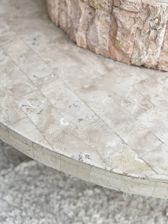 Image 1 of Table basse vintage en mactanstone