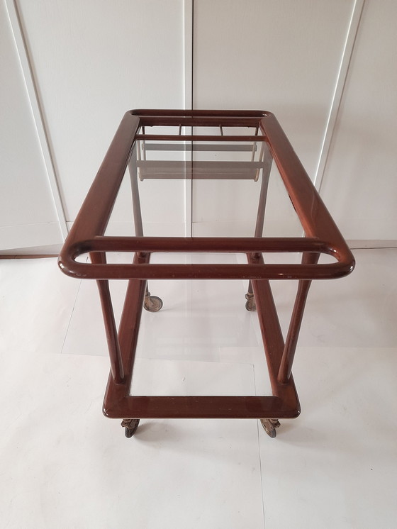 Image 1 of Sideboard or Bar Cart Cesare Lacca For Cassina 1950S