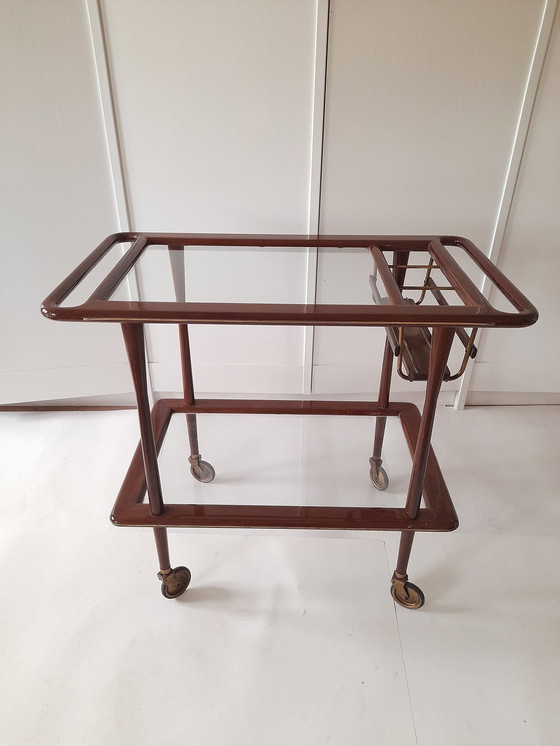 Image 1 of Sideboard or Bar Cart Cesare Lacca For Cassina 1950S