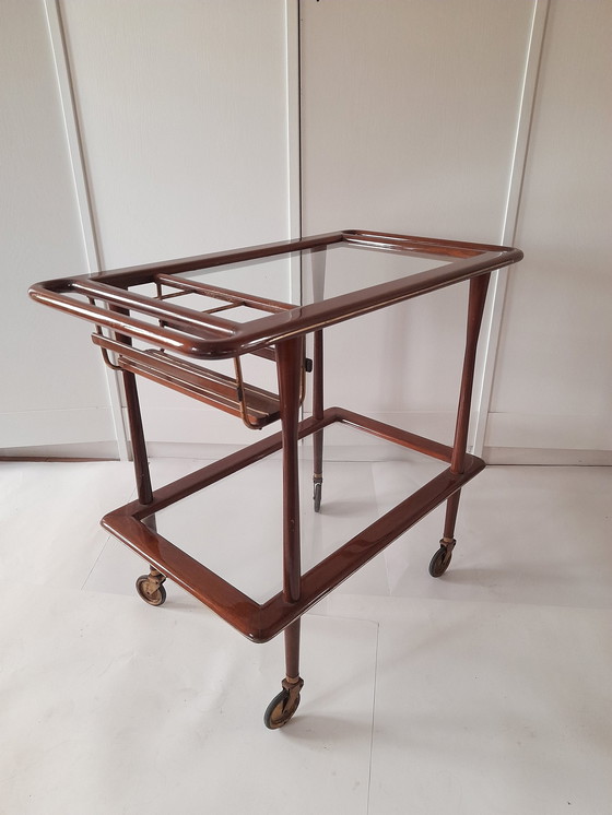 Image 1 of Sideboard or Bar Cart Cesare Lacca For Cassina 1950S