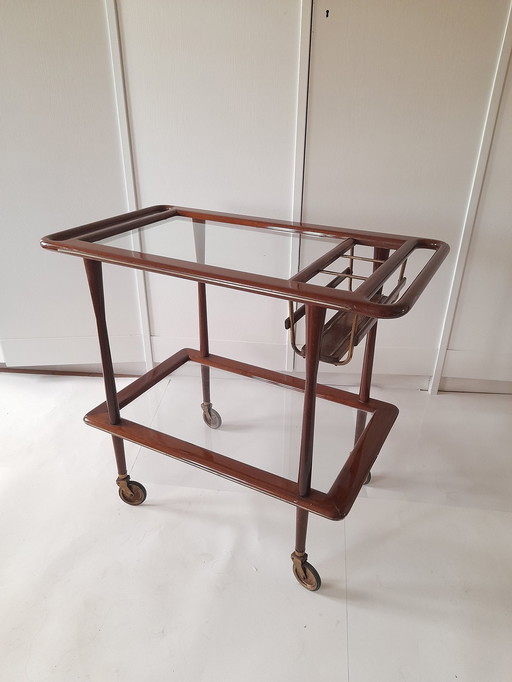 Sideboard or Bar Cart Cesare Lacca For Cassina 1950S