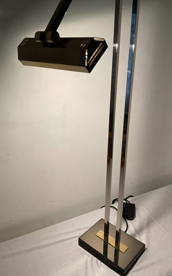 Image 1 of Deknudt Brass Floor Lamp