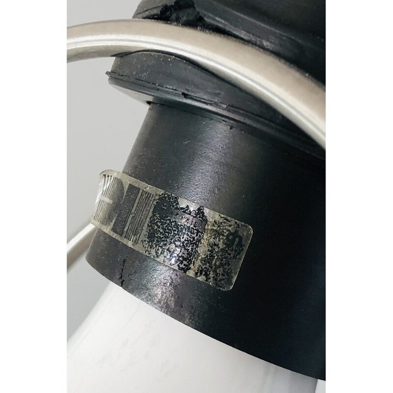 Image 1 of Vintage floor lamp in black lacquered metal by Pas d'Urbino and Lomazzi for Harvey Luce iGuzzini, Italy 1970