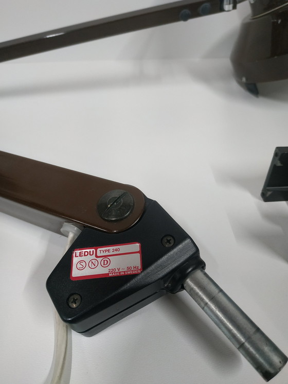 Image 1 of Rare Swedish/Scandinavian Design Scissor Lamp By Ledu (Waso), Type 240.