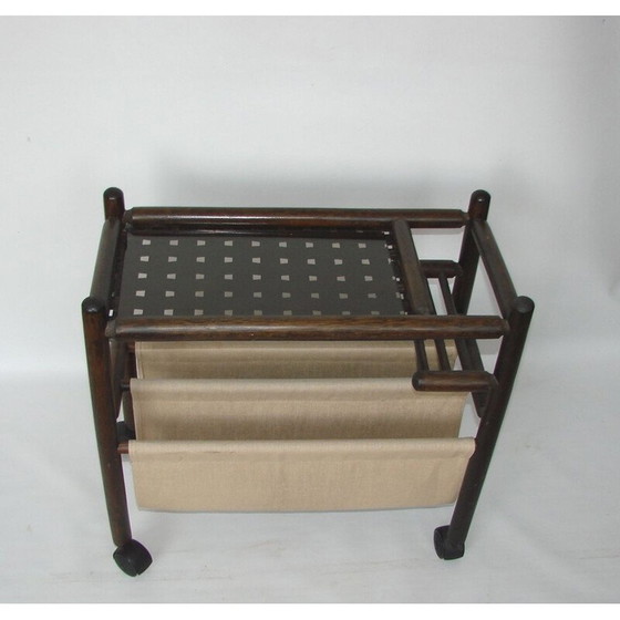 Image 1 of Vintage mobile table, newspaper 1970