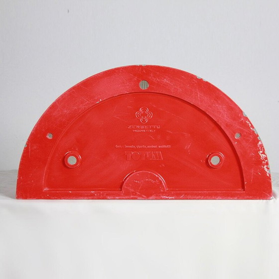 Image 1 of 2 lampade vintage rosse "TOTUM" di Bocatto e Gigante per Zerbetto