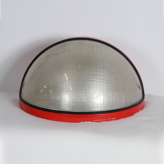 Image 1 of 2 lampade vintage rosse "TOTUM" di Bocatto e Gigante per Zerbetto