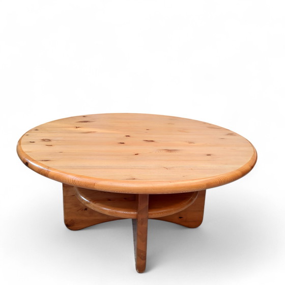 Image 1 of Mcm Scandinavian Design Coffee Table Solid Pine, D104