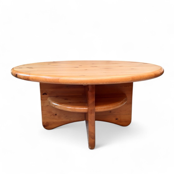 Image 1 of Mcm Scandinavian Design Coffee Table Solid Pine, D104