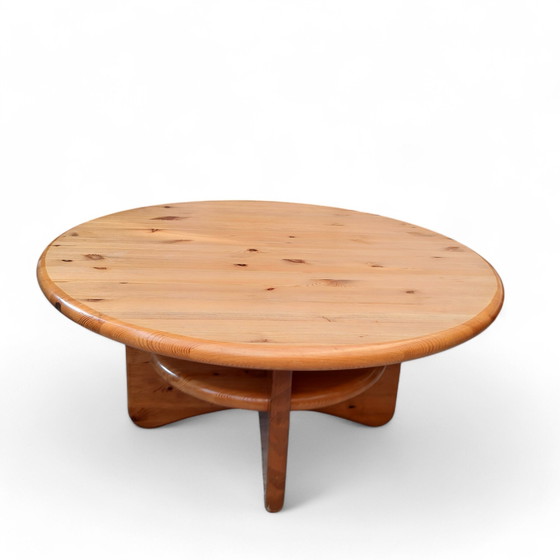 Image 1 of Mcm Scandinavian Design Coffee Table Solid Pine, D104