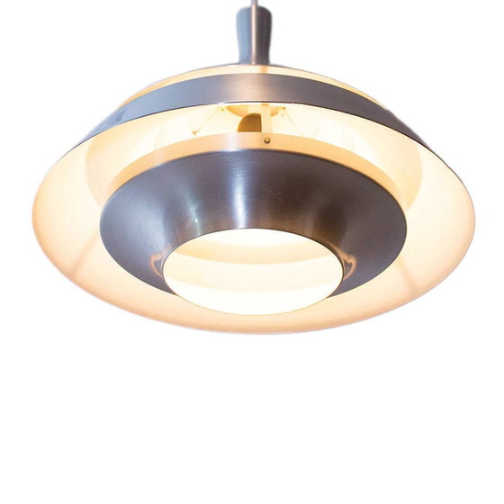 Image 1 of Aluminum Pendant Lamp By Hans Agne Jakobsson, Sweden, 1960S