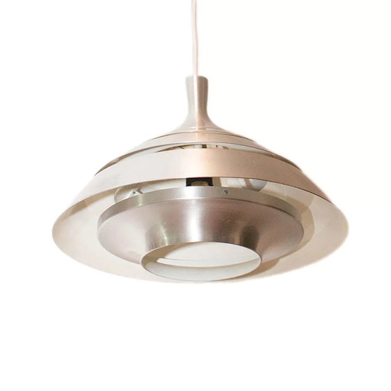 Image 1 of Aluminum Pendant Lamp By Hans Agne Jakobsson, Sweden, 1960S