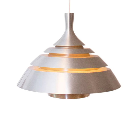 Image 1 of Aluminum Pendant Lamp By Hans Agne Jakobsson, Sweden, 1960S