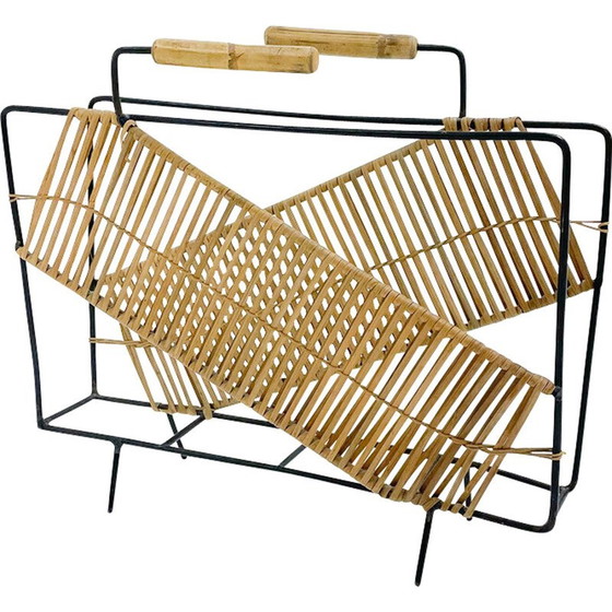Image 1 of Vintage magazine rack, 1950